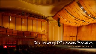 Duke University DSO Concerto Competition [upl. by Three]