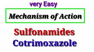 Sulfonamides mechanism of action  cotrimoxazole mechanism ofaction Sulfonamides pharmacology  MOA [upl. by Amahs532]