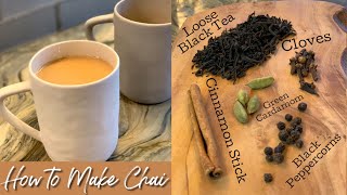 How To Make Chai Tea  Indian Tea [upl. by Koffman]