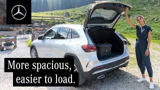 More Space Easier Loading  Space Concept in the New GLA [upl. by Hiett10]