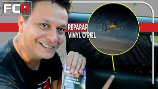 COMO REPARAR VINIL O PIEL DE UN COCHE [upl. by Prudence289]