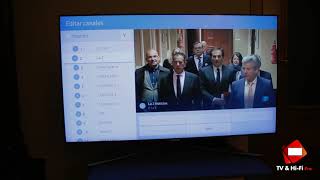 Como ordenar canales en TV SAMSUNG SMART TV 2017 [upl. by Assirok]