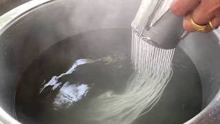 Thai Rice Flour Noodles Recipe [upl. by Virnelli]