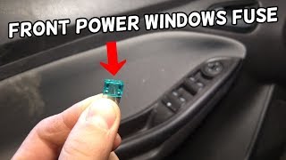 FRONT POWER WINDOWS FUSE LOCATION AND REPLACEMENT FORD FOCUS MK3 20122018 [upl. by Slrahc]