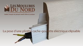 Comment poser une plinthe électrique clipsable [upl. by Skipp]