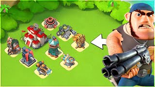 PVT Bullit vs EVERY Defense in Boom Beach [upl. by Ellerret910]