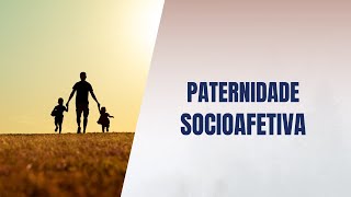 Paternidade socioafetiva [upl. by Innad]