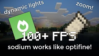 HOW TO DOWNLOAD SODIUM OPTIMIZATION MOD  WITH DYNAMIC LIGHTS AND ZOOM MOD  116 amp 2021  CRACKED [upl. by Schild]