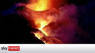 Replay La Palma volcano eruption [upl. by Enid]