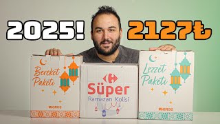 RAMAZAN PAKETLERİNİ İNCELEDİM 2025 [upl. by Aidahs480]