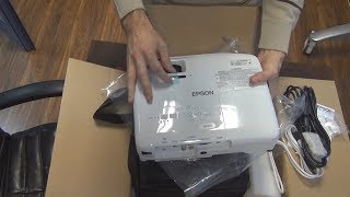 Unboxing of Epson EBX18 Multimedia Projector [upl. by Ahseital]