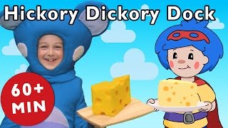 Hickory Dickory Dock  More  Nursery Rhymes from Mother Goose Club [upl. by Calabrese]