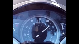 Honda sh125i 2017 Top Speed Stock [upl. by Eilegna]