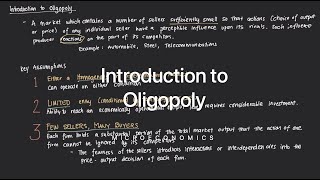 Introduction to Oligopoly [upl. by Geiger]