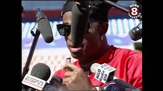 Deion Sanders at Super Bowl Media Day XXIX [upl. by Annoirb]