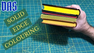 How to Colour the Edges of a Book  Adventures in Bookbinding [upl. by Barn]