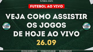 Jogos de Hoje  Como Assistir Futebol Ao Vivo na TV Guia dos jogos Internet Online  2609 Futemax [upl. by Jorgan629]