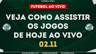 Jogos de Hoje  Onde Assistir Futebol Ao Vivo na TV  Guia dos jogos Internet Online  0211 Futemax [upl. by Scribner]