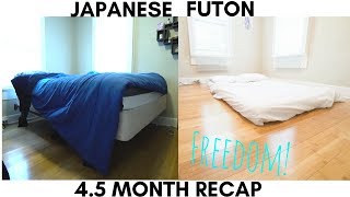 Minimalism Japanese Futon Freedom 45 Month Recap [upl. by Sylram290]