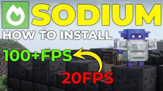 How To Download amp Install Sodium in Minecraft 1213 [upl. by Gnouhp139]