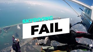 Skydiving Fail  This Never Should Have Happened [upl. by Isis]