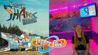 Thorpe Shark Cabins amp Room Tour  THORPE PARK Accommodation [upl. by Marybeth]