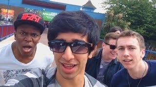 THORPE PARK VLOG with The Sidemen [upl. by Tiemroth]