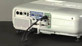 How to Connect to an Epson Projector [upl. by Sarad]