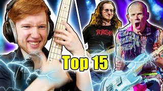 TOP 15 BEST ROCK BASS LINES AND SOLOS OF ALL TIME [upl. by Botsford]