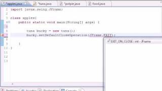 Java Programming Tutorial  54  Event Handler Program [upl. by Oflodur]