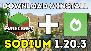 How To Download Sodium In Minecraft 1203 [upl. by Niltac]