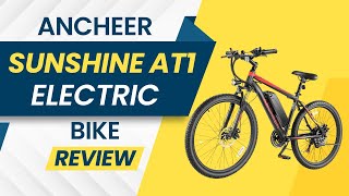 ANCHEER Sunshine AT1 Electric Bike Review [upl. by Furiya]