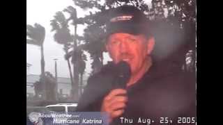 AccuWeather Live OnScene with Hurricane Katrina [upl. by Airetnahs]