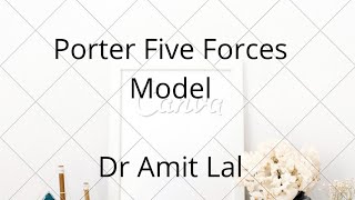 Porter Five forces Model  Strategic Management  NTA UGC NET Management [upl. by Gereron]