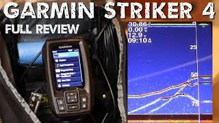 GARMIN STRIKER 4  Best Budget Sonar  Full Review  Settings  On Ice Demos [upl. by Annecorinne107]