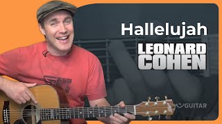 Hallelujah by Leonard Cohen  Easy Guitar Lesson [upl. by Anitra]