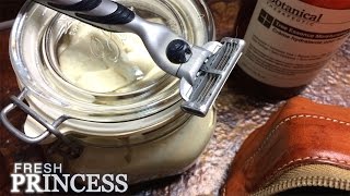 A Better Way to Shave Homemade Shaving Cream  Fresh P [upl. by Brunhilde]