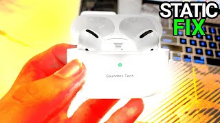 How To FIX AirPods Pro Crackling  Static Noise Sounds 100 FIX [upl. by Nioe]