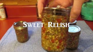 Canning Sweet Relish [upl. by Yelrahc]