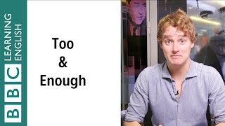 Too vs Enough  Whats the difference  English In A Minute [upl. by Ynor]