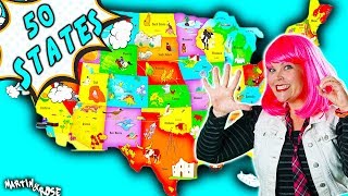 50 States Song In Alphabetical Order [upl. by Tzong496]