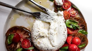 Burrata Caprese [upl. by Aitropal]