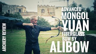 Advanced Mongol Yuan Fiberglass Bow by Alibow  Review [upl. by Zilla196]