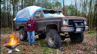 Offroad Camping in a 50 Year old Chevy Squarebody [upl. by Buford]