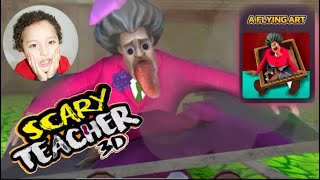 Scary Teacher 3D  A Flying Art [upl. by Milissent]