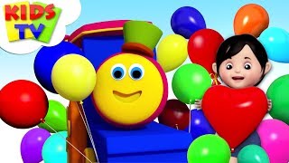 Balloon Song  Bob The Train Rhymes  Children Songs amp Cartoon Videos  Kids TV [upl. by Honig]