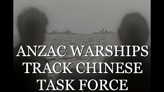 Anzac warships track Chinese task force near Sydney [upl. by Umeh]