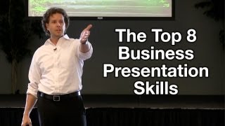 Business Presentation Tips  The Top 8 Business Presentation Skills [upl. by Leora]