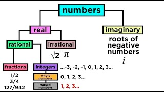 What are the Types of Numbers Real vs Imaginary Rational vs Irrational [upl. by Socher]