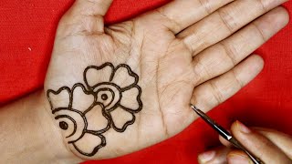 Easy Simple Mehndi Design For Front Hand  आसान शेडेड अरेबिक मेहंदी डिज़ाइन लगाना सीखे  Mehndi [upl. by Alad]